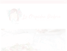 Tablet Screenshot of laorquideadichosa.com